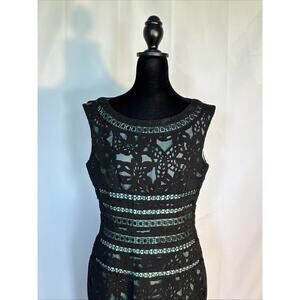 Beautiful Antonio Melani Black dress Size 6 Pit To Pit 18 Length 35